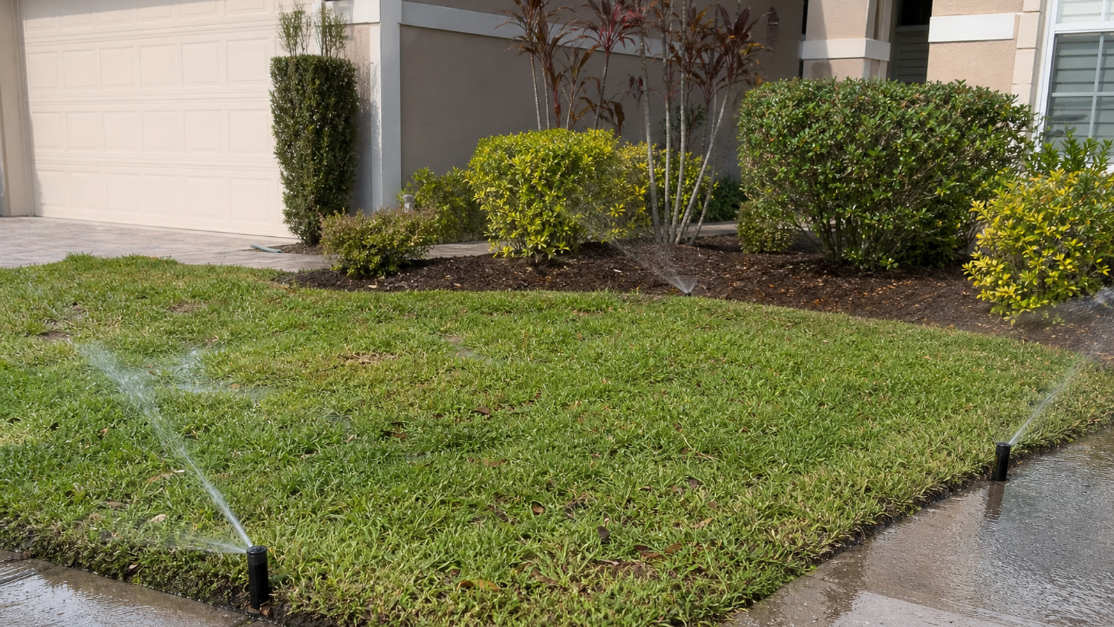 Winter Garden Sprinkler Repair closeup around Winter Garden property
